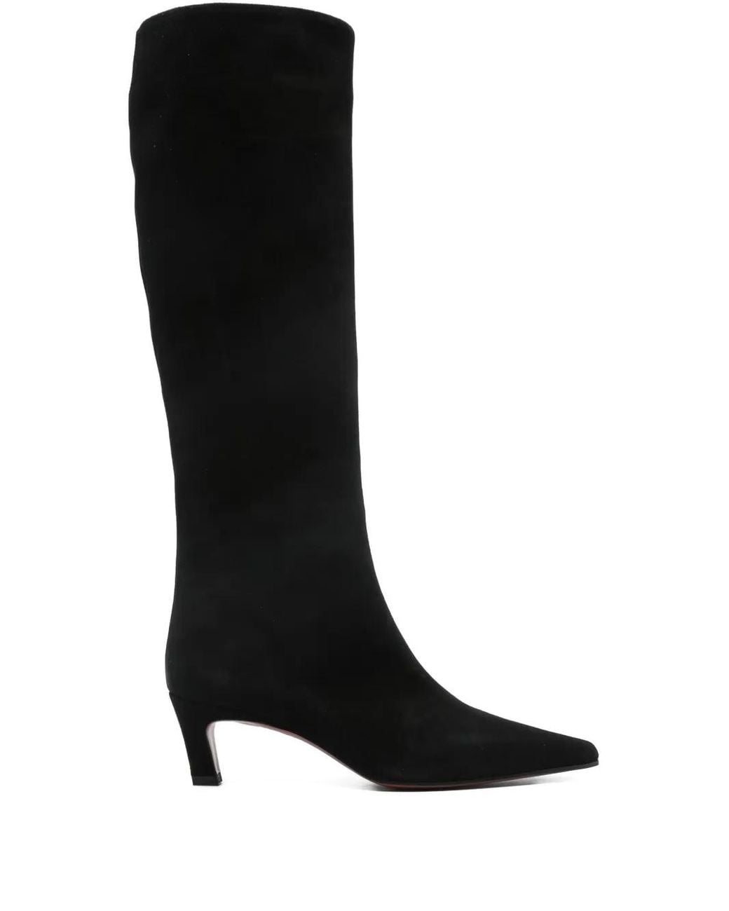 Roberto Festa Black 50Mm Pointed-Toe Knee-High Boots