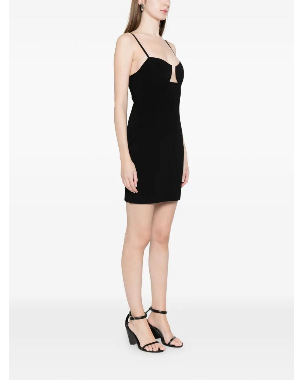 Givenchy Black Cutaway Mini Dress