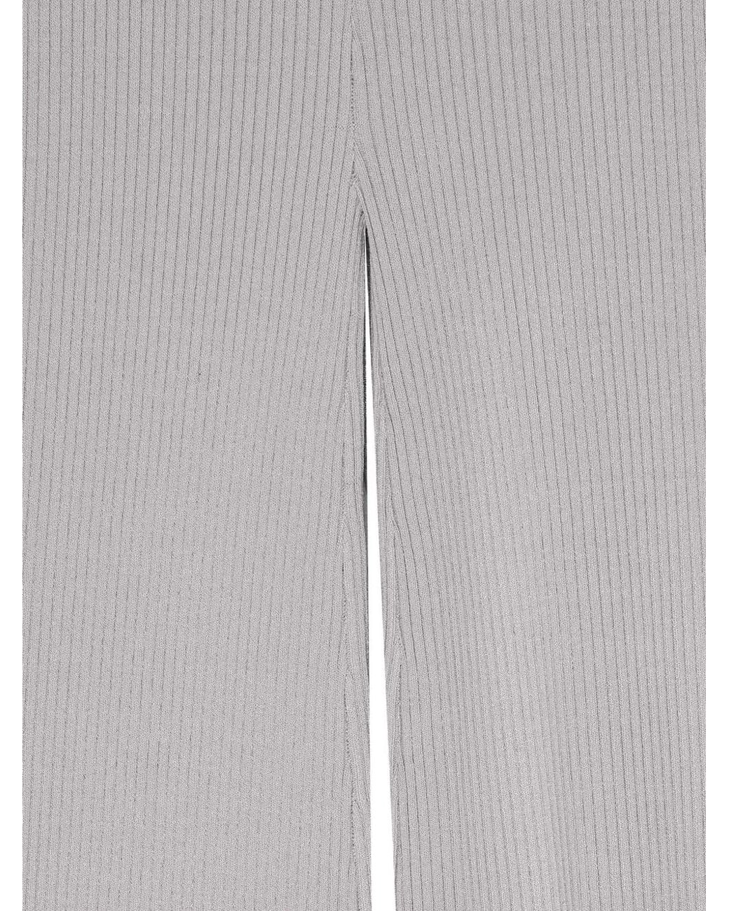 Remain Ribgebreide Broek in het Gray