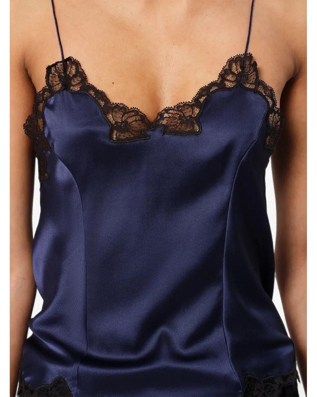Isabel Marant Blue Amael Silk Top