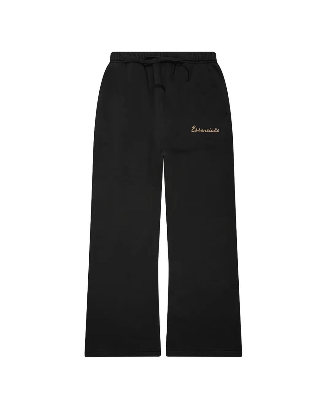 Fear Of God Black Essentials Flared Trousers for men