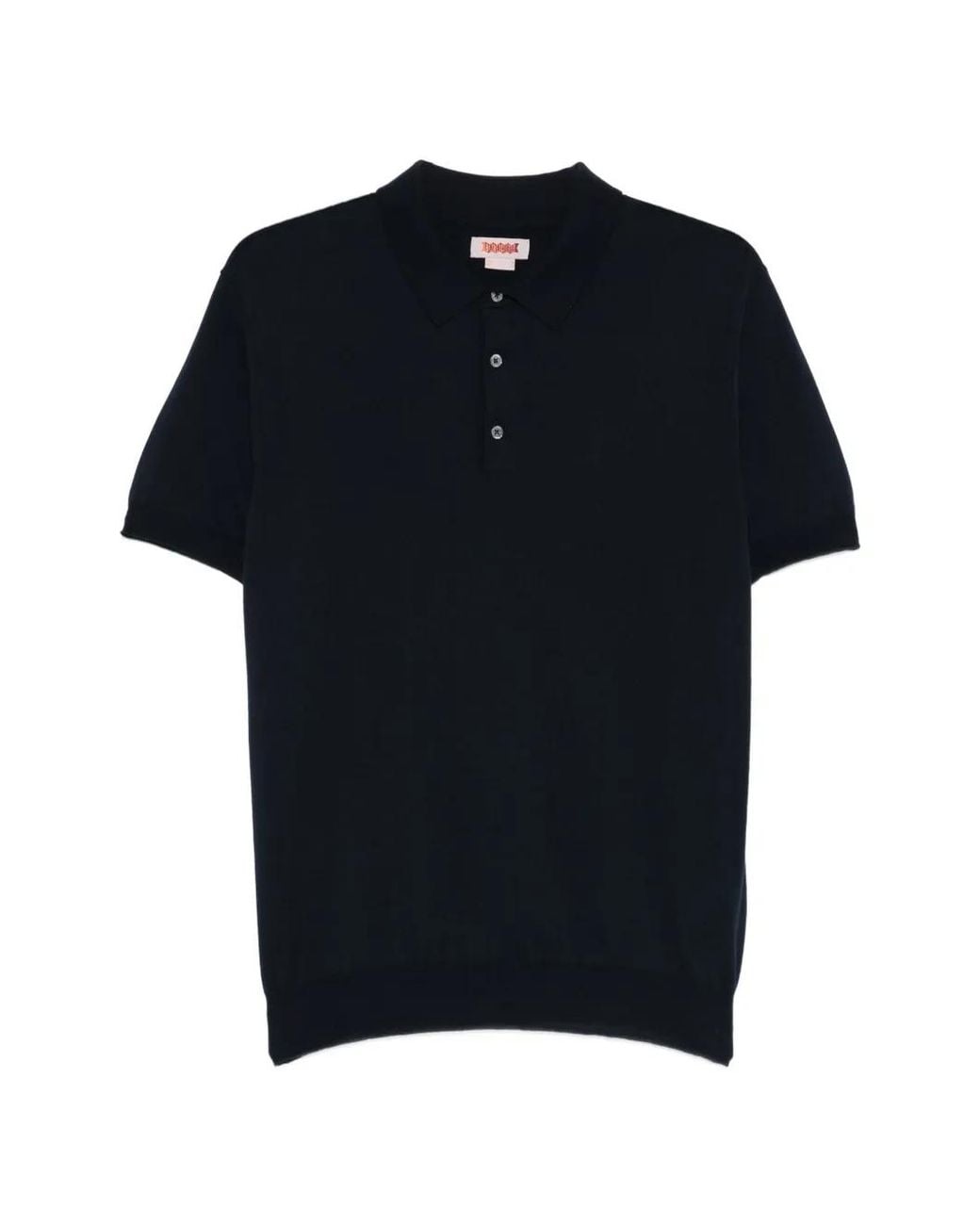 Baracuta Black Short-Sleeve Polo Shirt for men