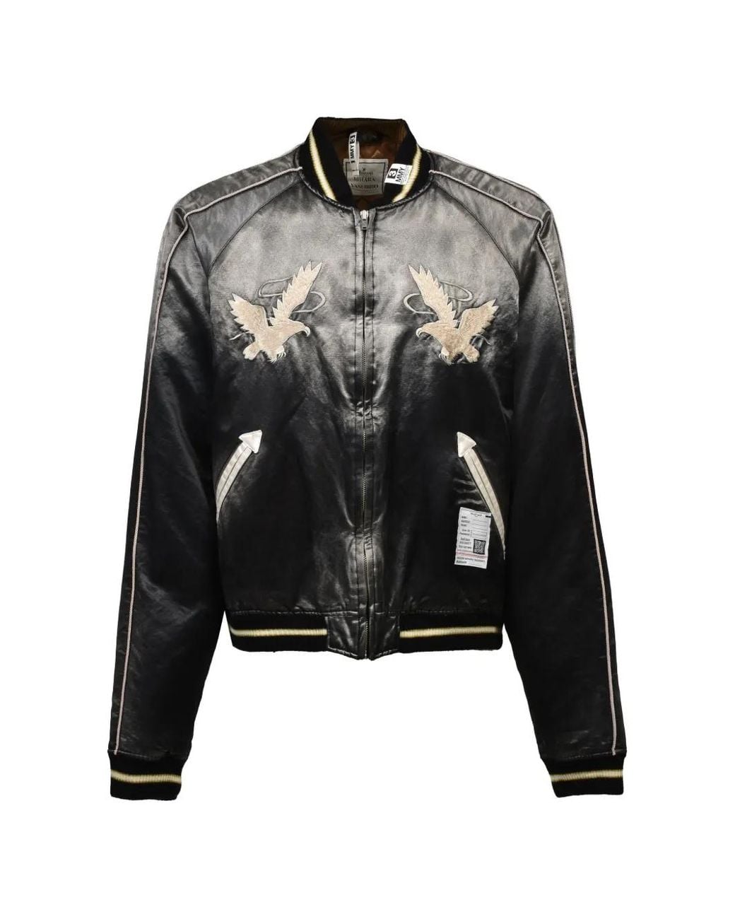 Maison Mihara Yasuhiro Black Sun Faded Like Souvenir Jacket for men