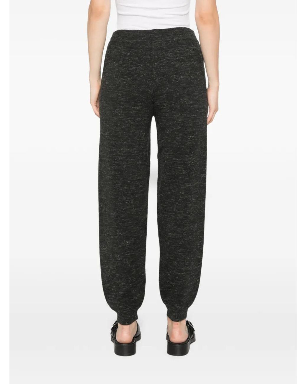 Isabel Marant Black Kira Cotton Sweatpants