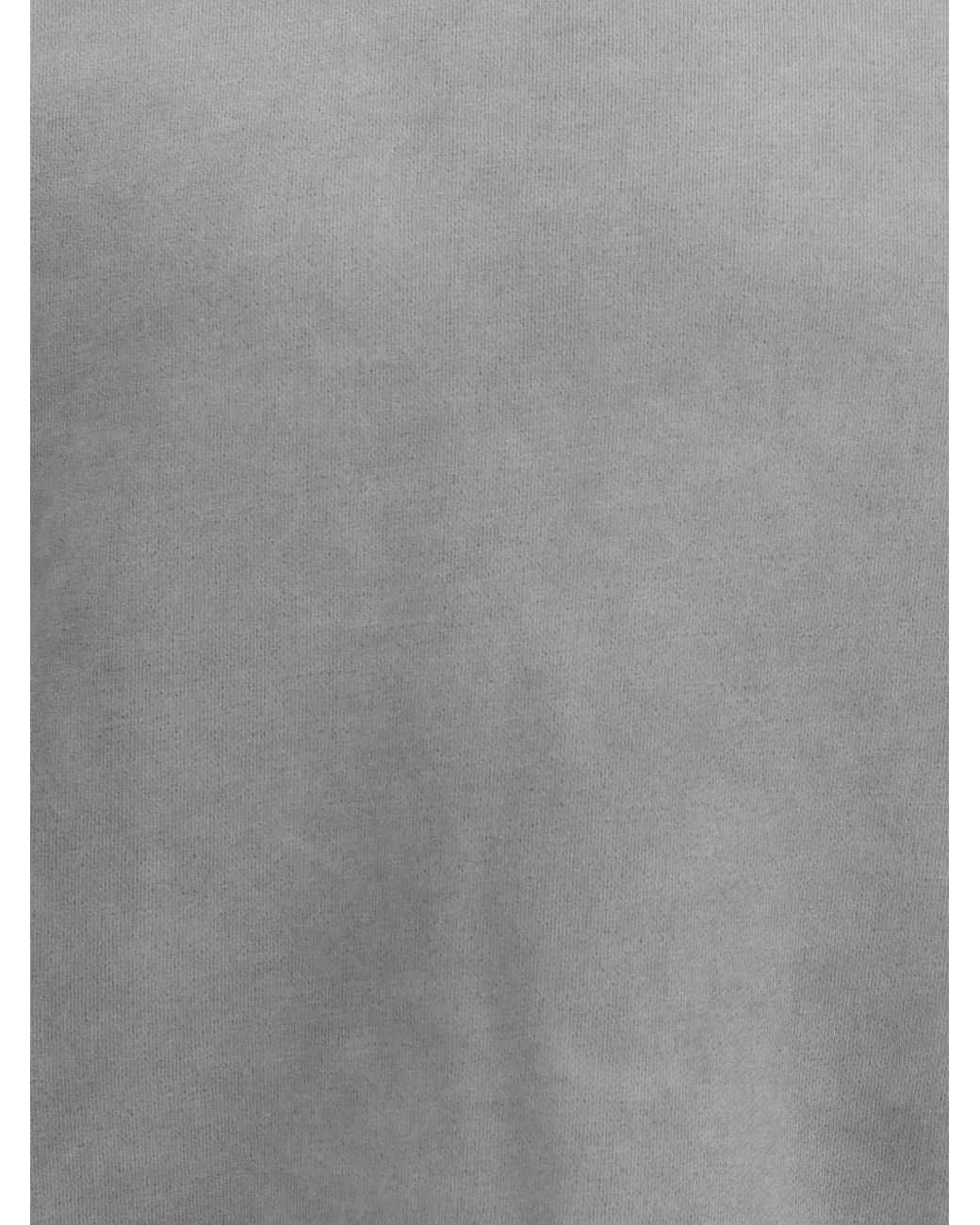 Palm Angels Gray Logo Sweatshirt for men