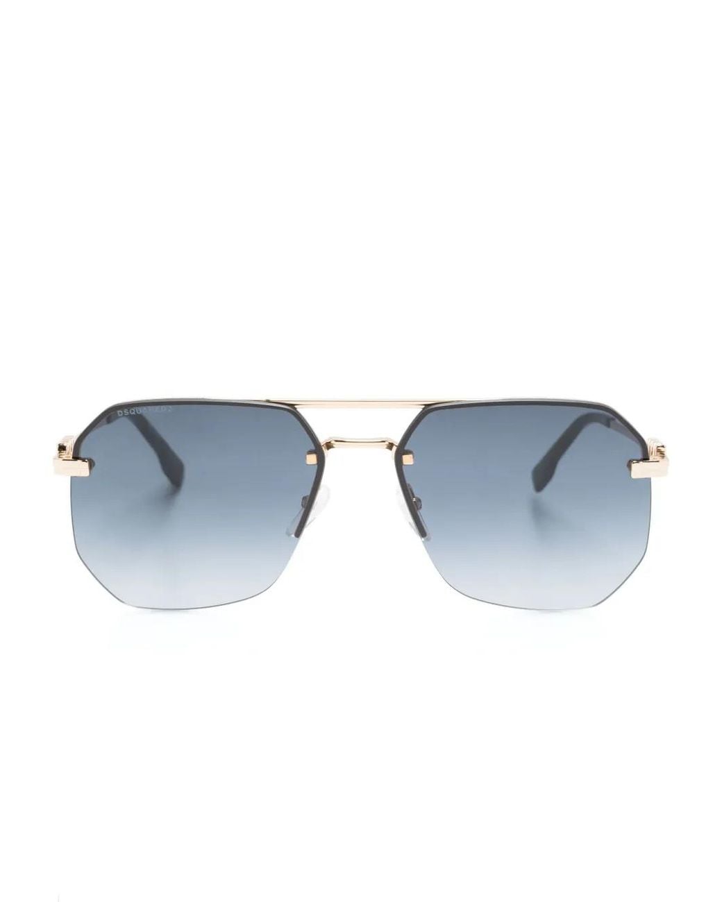DSquared² Blue Hype Pilot-Frame Sunglasses for men