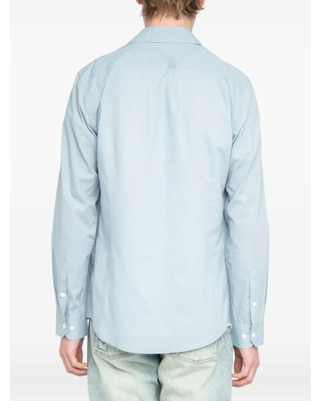 Zadig & Voltaire Blue Sid Shirt for men
