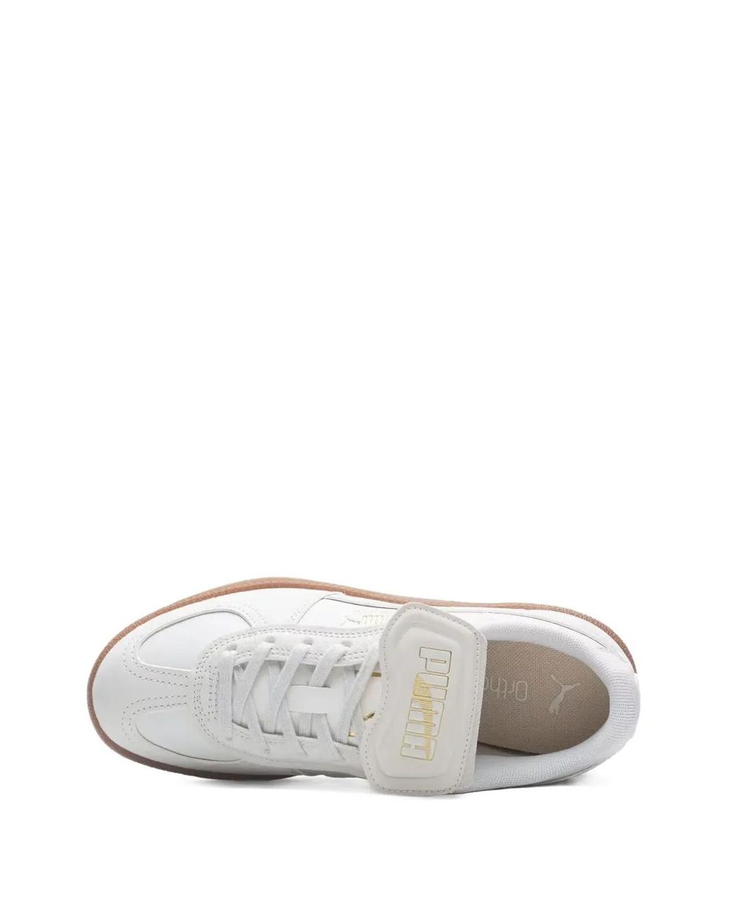 PUMA White Palermo Premium Sneakers