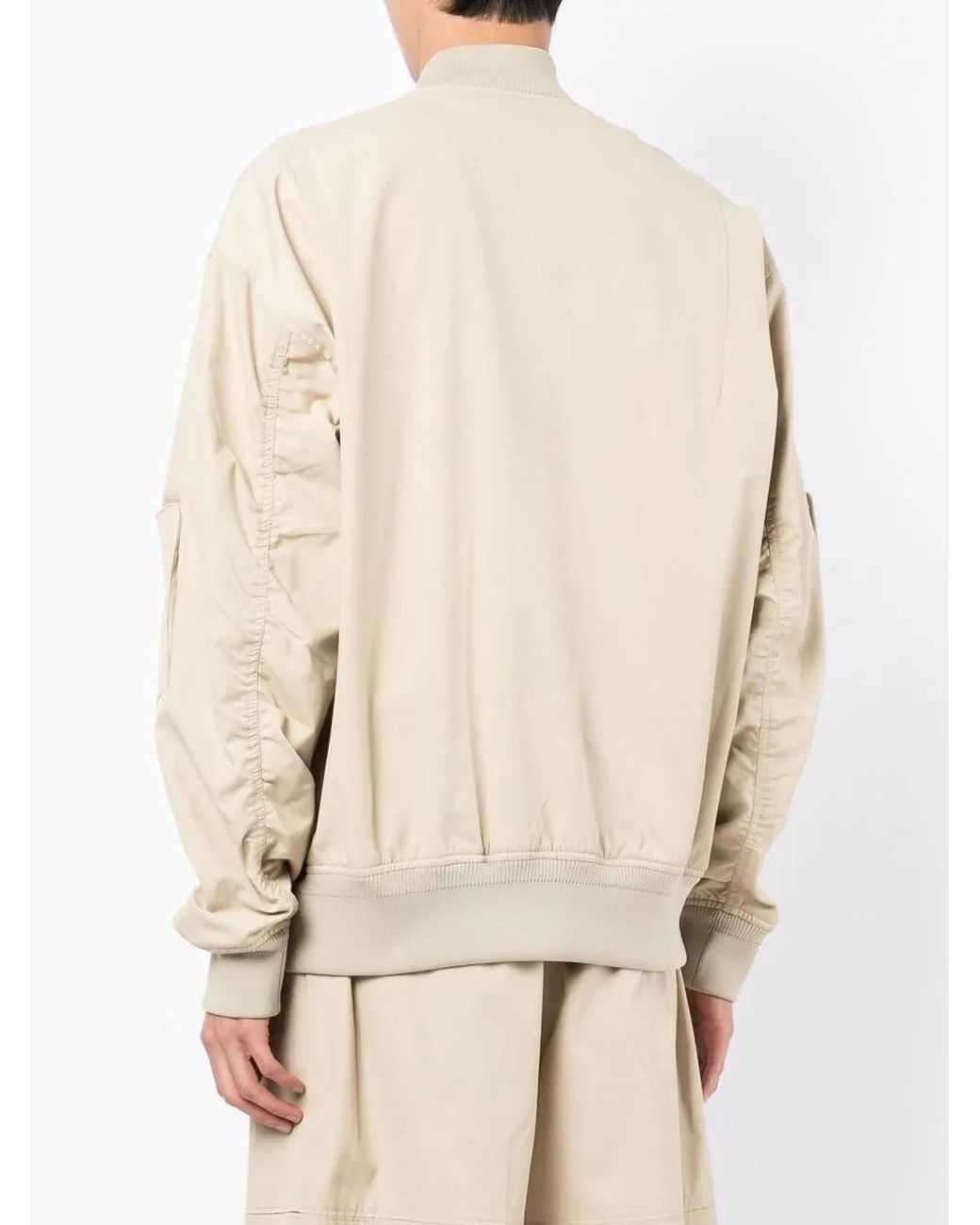 3.1 Phillip Lim Natural Zip-Front Bomber Jacket for men