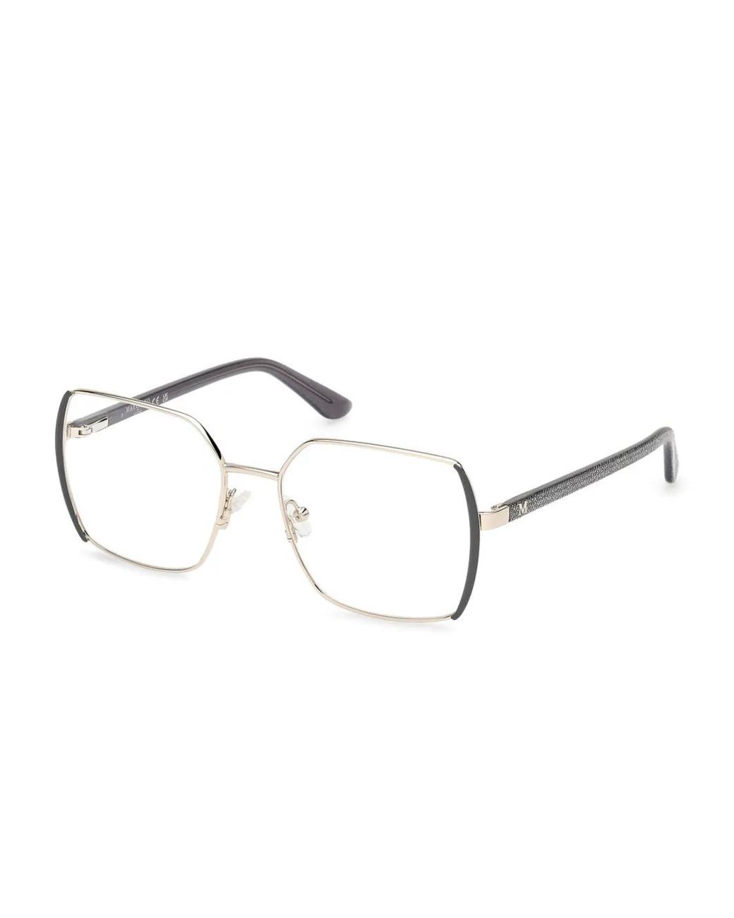 GUESS EYEWEAR Metallic Brille Mit Eckigem Gestell