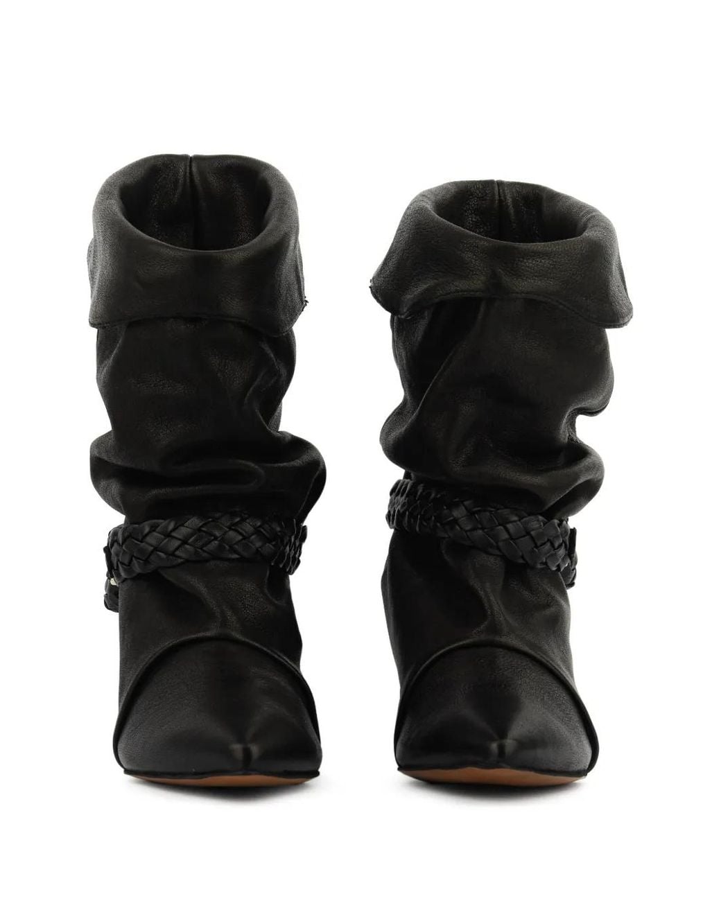 Nubikk Black Sally Lynn Slouchy Ankle Boots