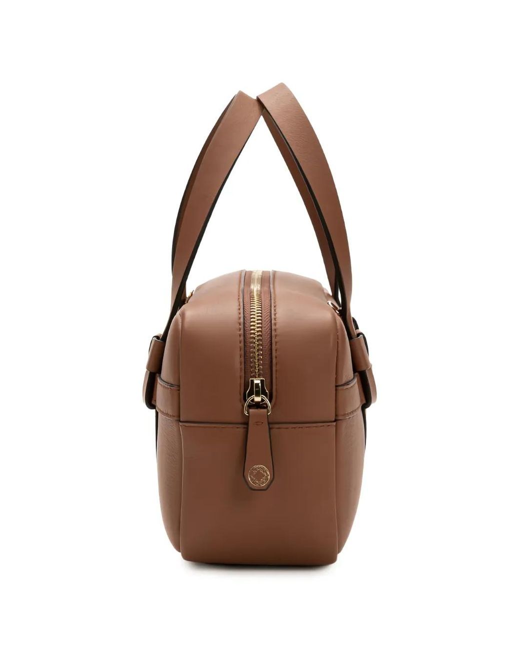 La Portegna Brown Bibi Leather Tote Bag