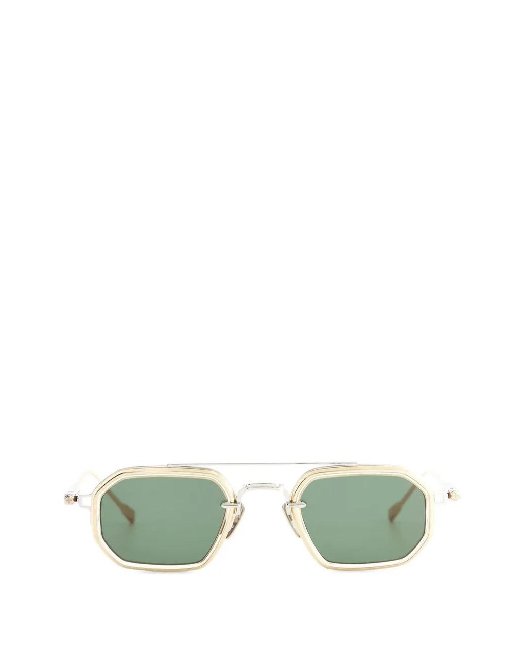 Sato Eyewear Green Kursa Geometric-Frame Sunglasses