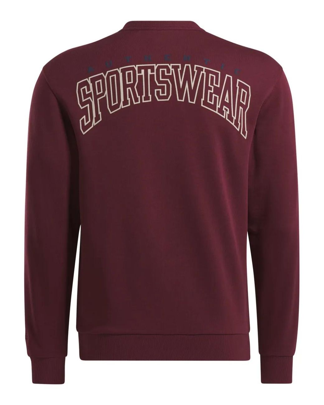 Reebok Red Logo-Print Cotton Sweatshirt