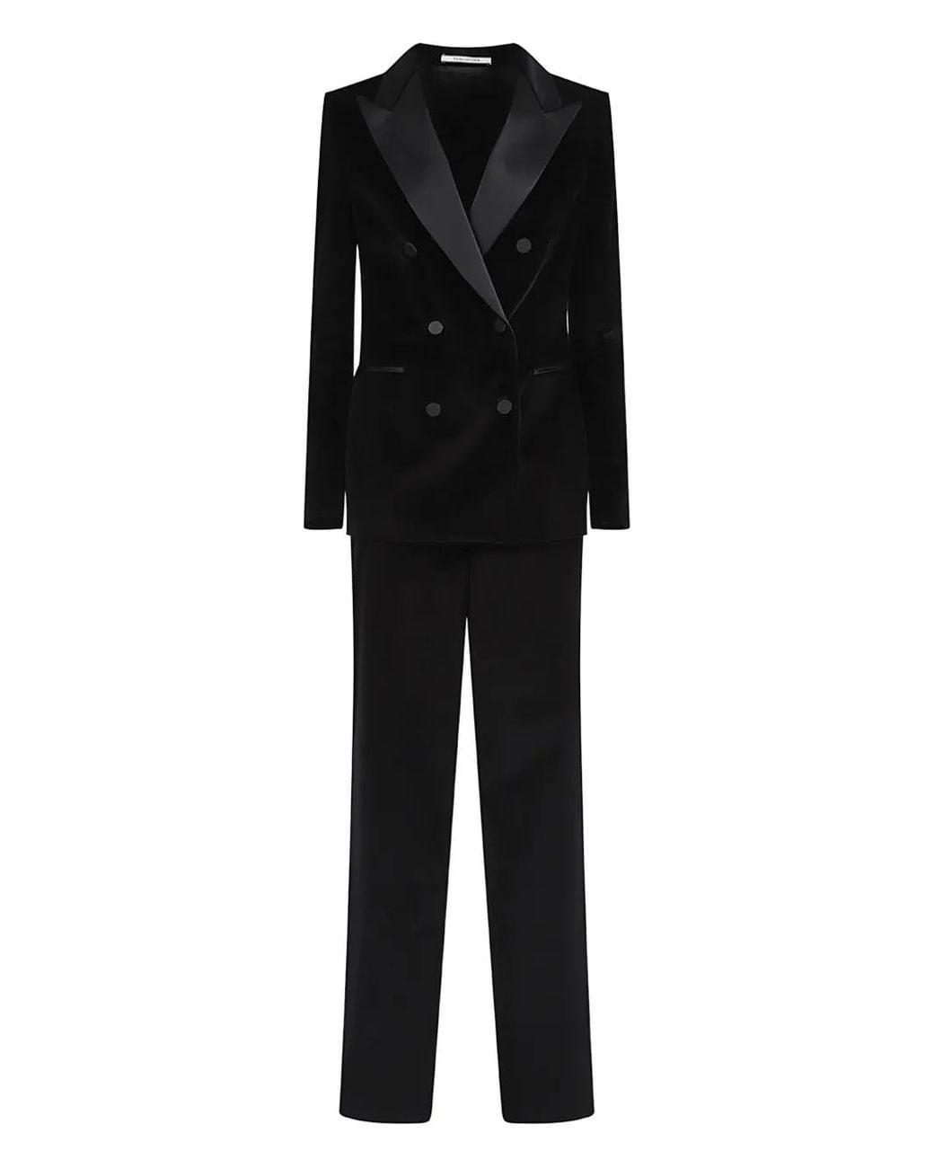 Traje Con Doble Botonadura Tagliatore de color Black