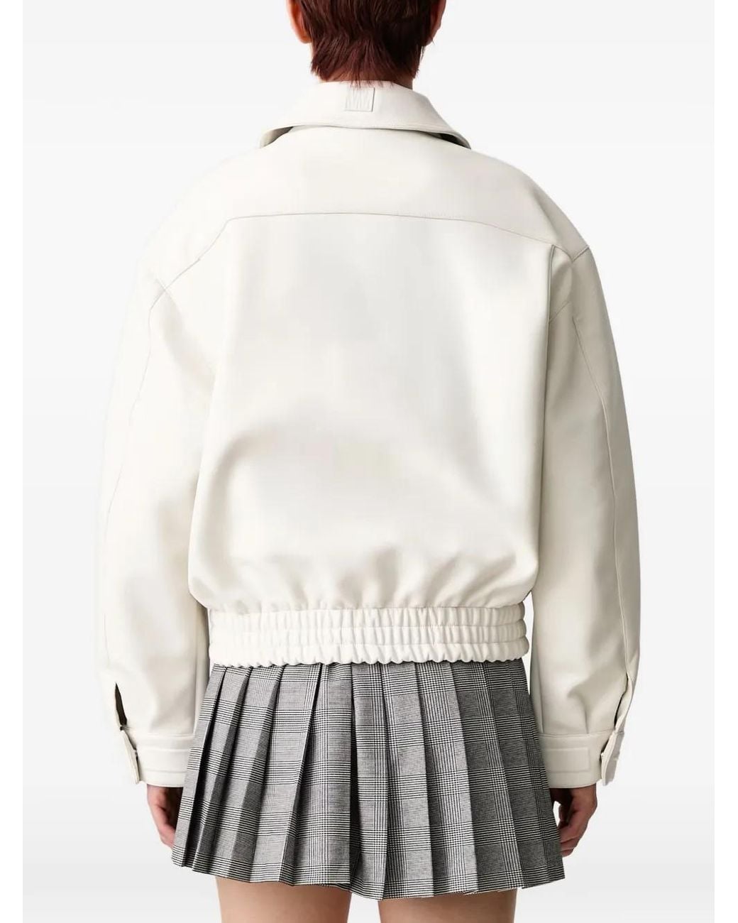 WRSTBHVR White Estelle V2 Elasticated-Hem Jacket