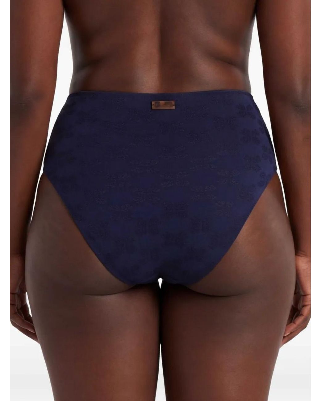 Vilebrequin Blue High-Waisted Bikini Bottom