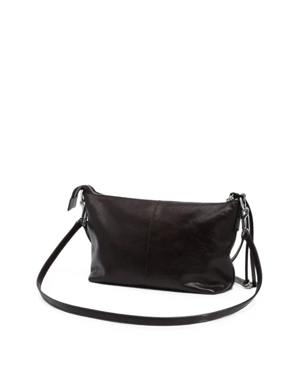 Bimba Y Lola Black Medium Dark Leather Madrid Bag