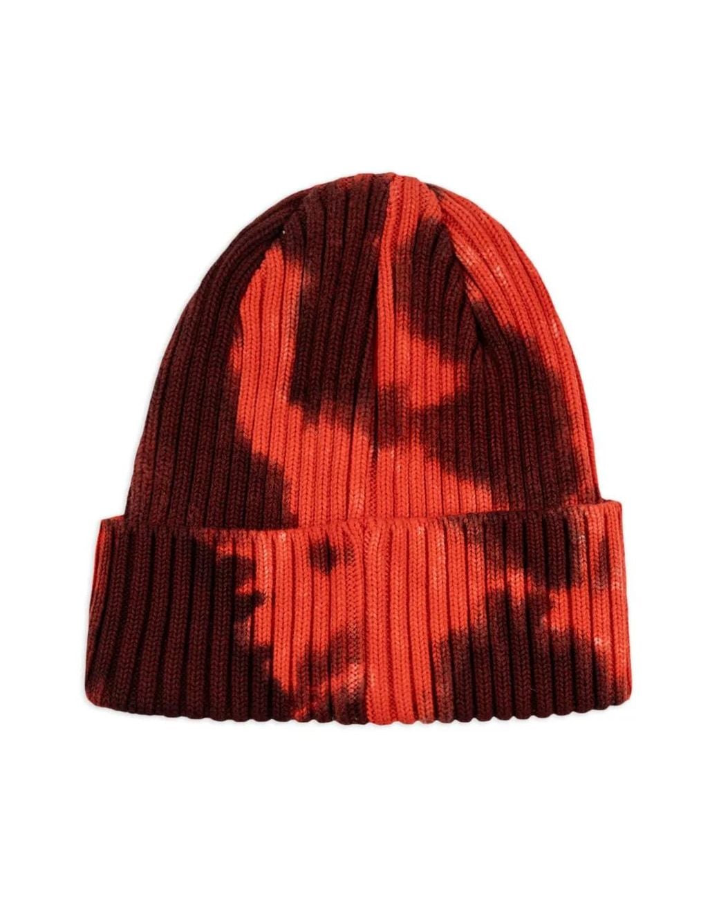 Supreme Red Overdyed Beanie Hat for men