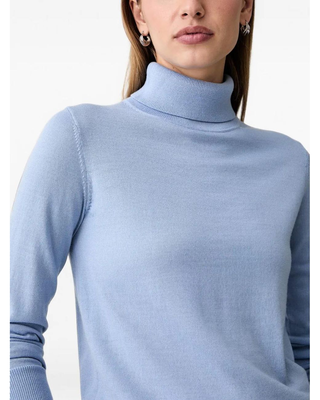 Gant Blue Roll-Neck Sweater