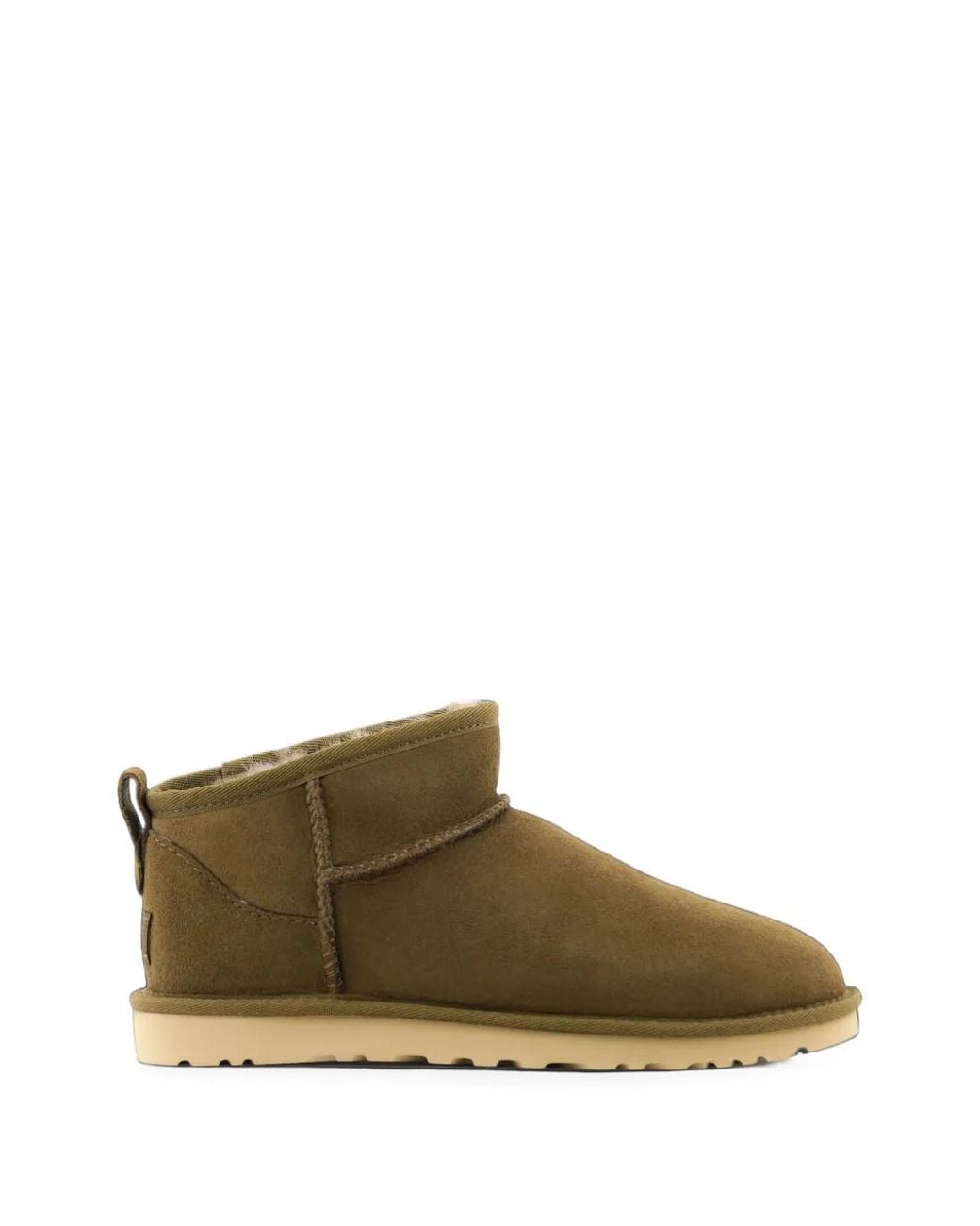 Ugg Brown Classic Ultra Mini Leather Desert Boots for men