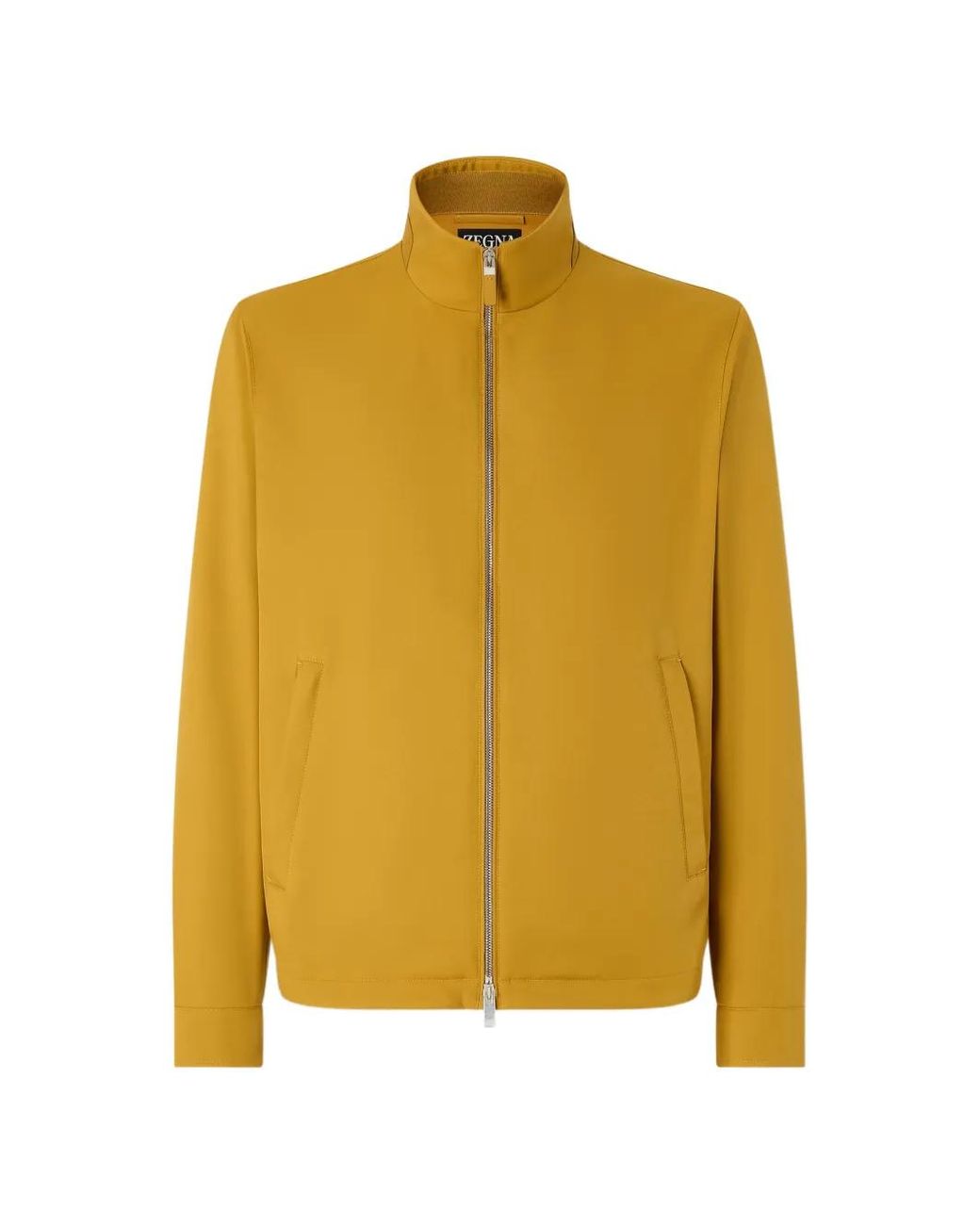 Zegna Yellow Microfiber Motorin 100Cc Blouson for men
