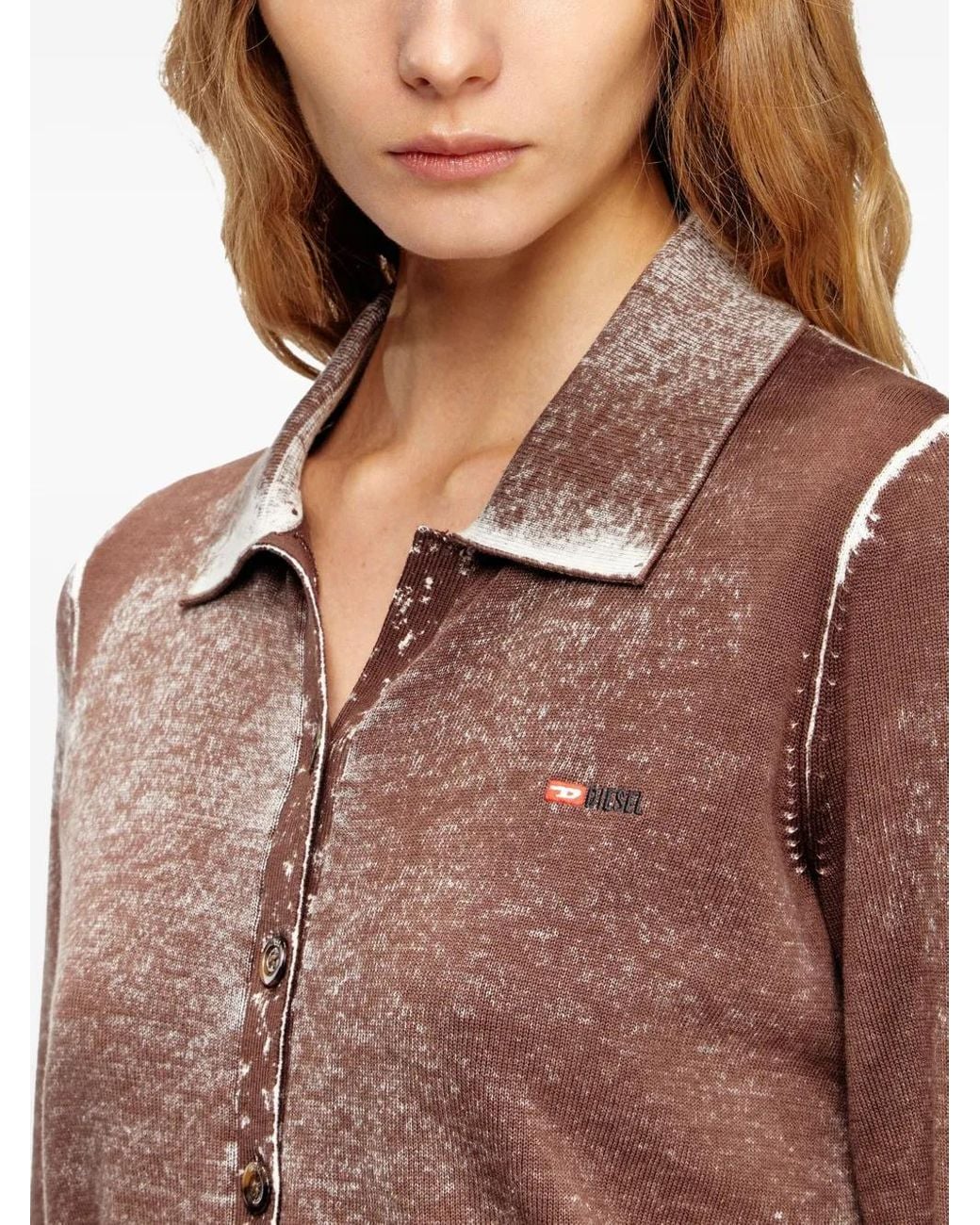 DIESEL Red M-Loren Cardigan