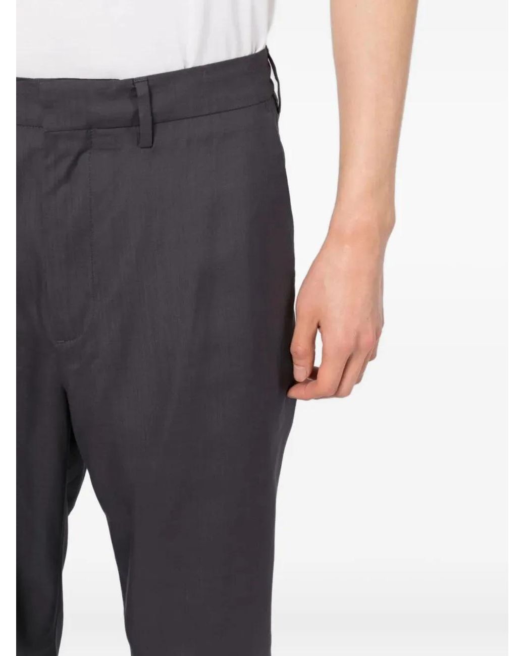 Dunhill Blue Cotton Trousers for men