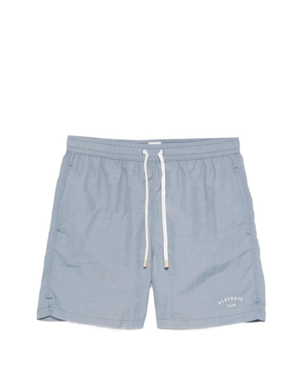 Eleventy Blue Drawstring Swim Shorts for men