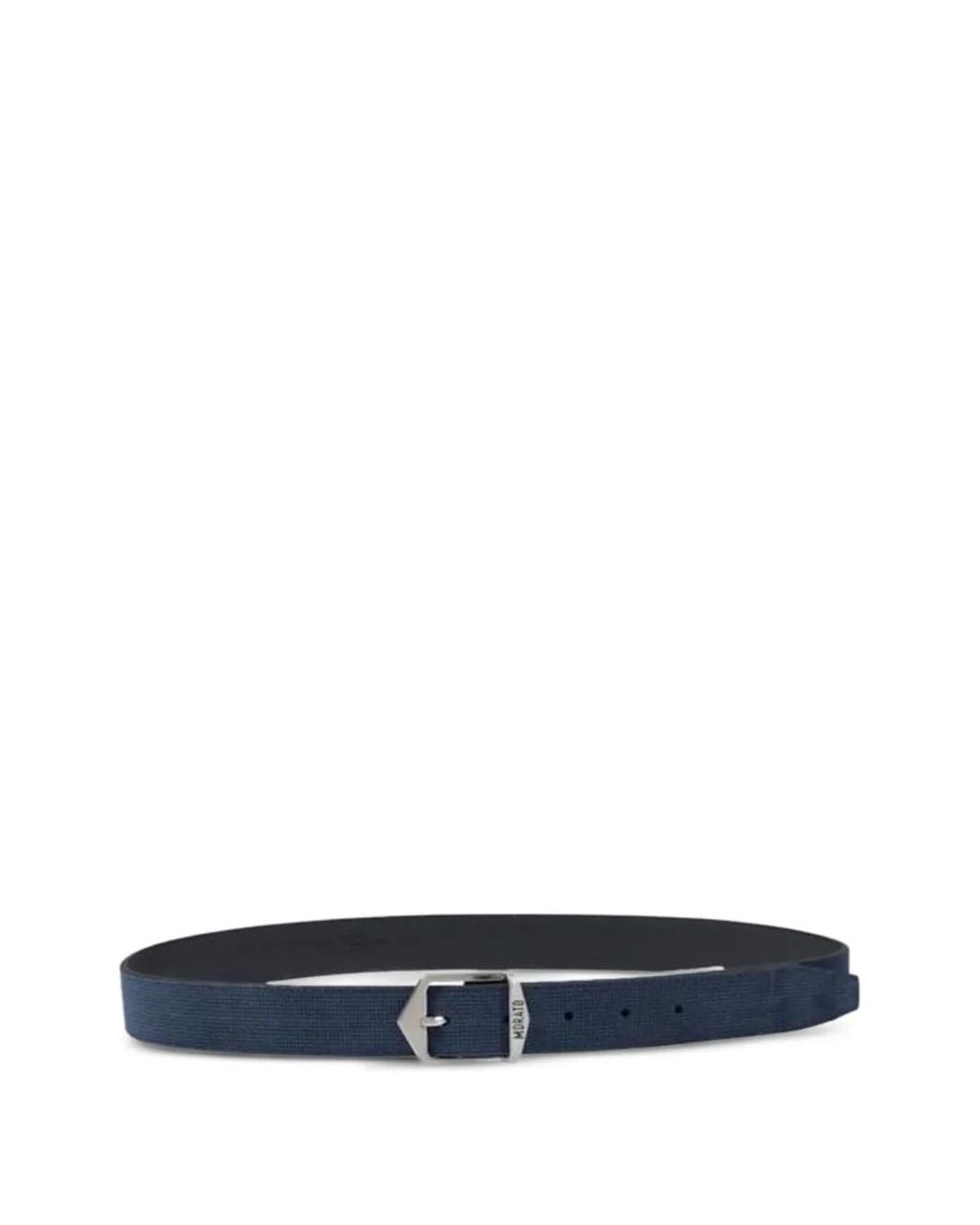 Antony Morato Blue Perforated Leather Belt for men