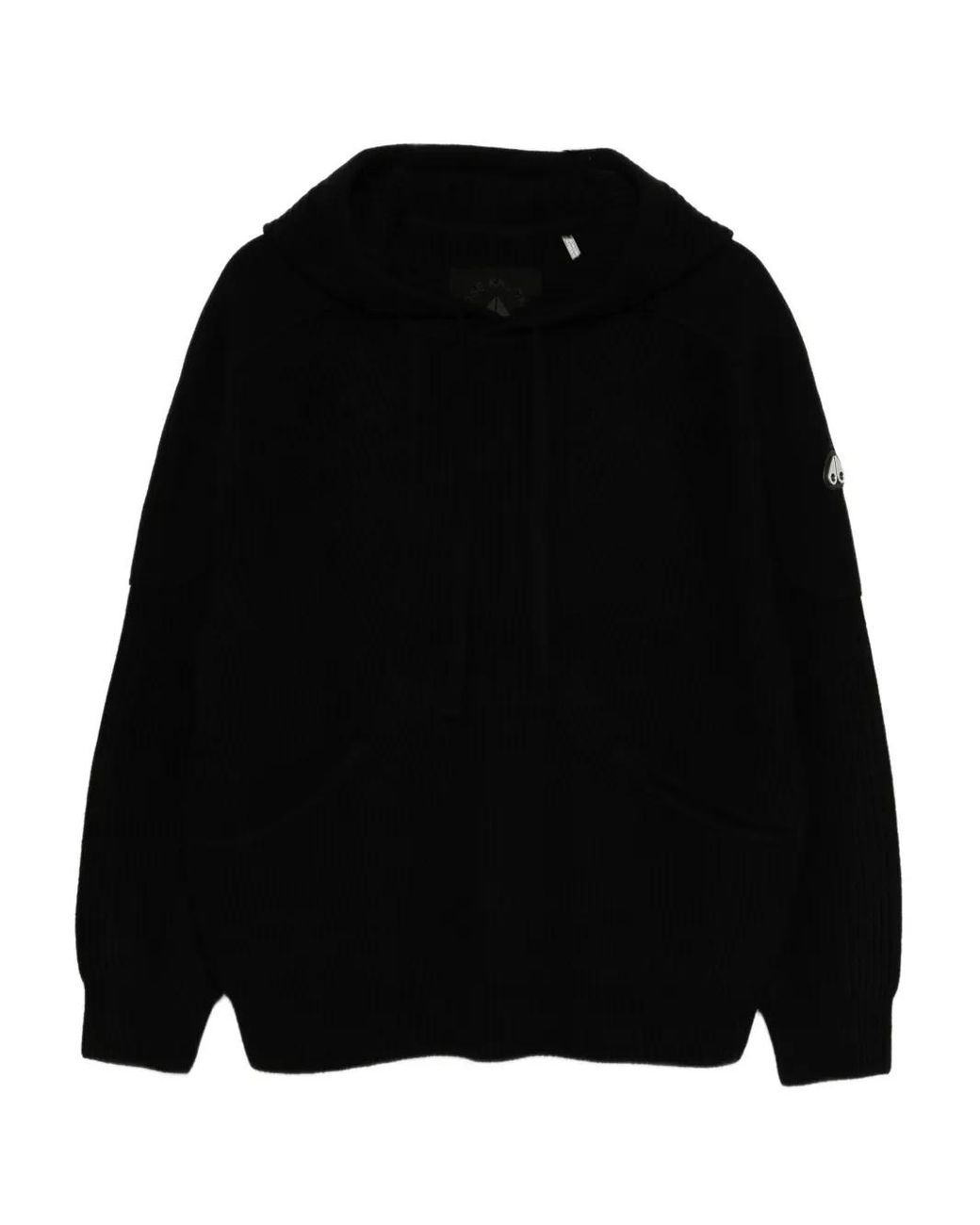 Moose Knuckles Colson Pullover Hoodie in het Black voor heren
