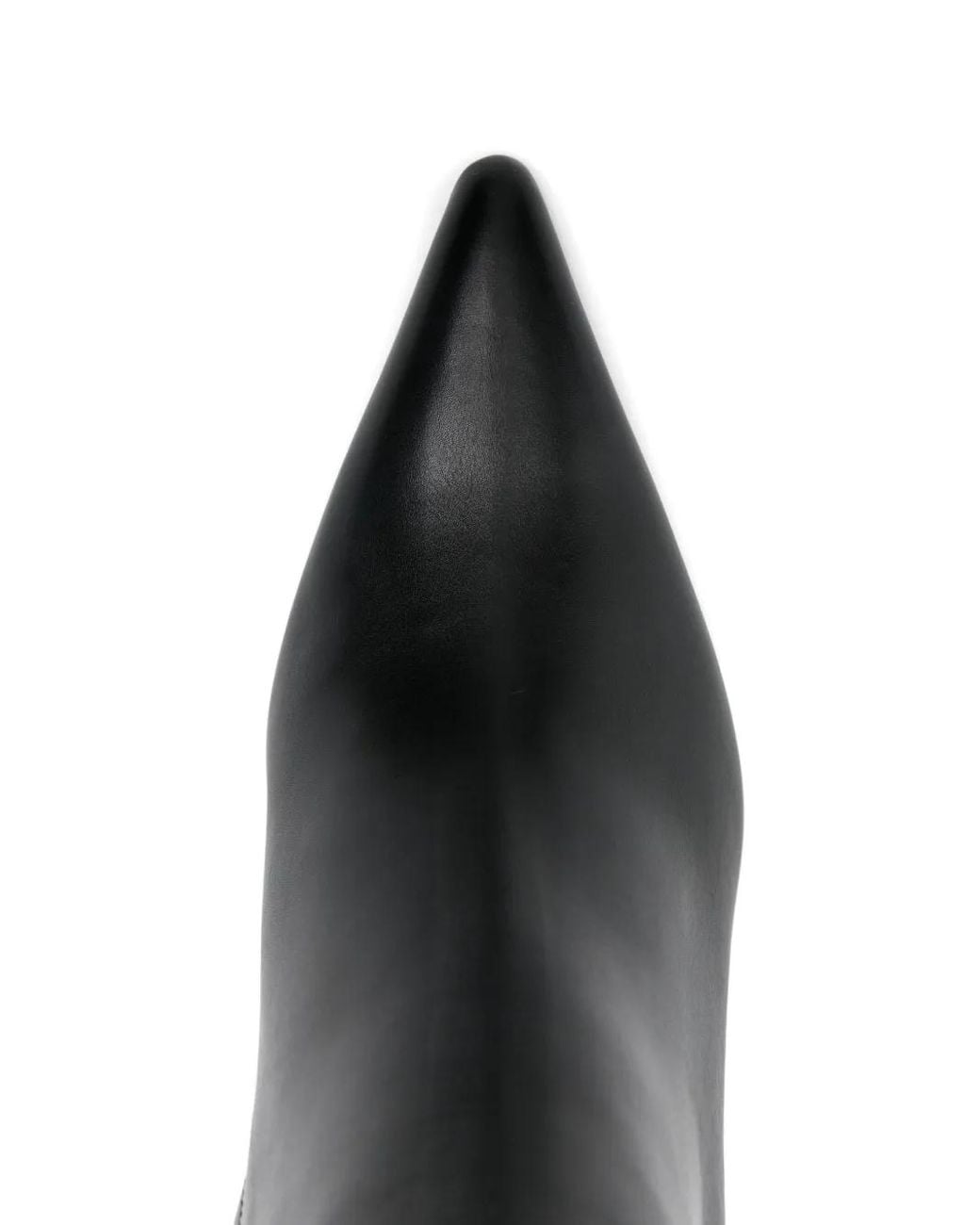 Mugler Black 100Mm Pointed-Toe Sculpted-Heel Boots