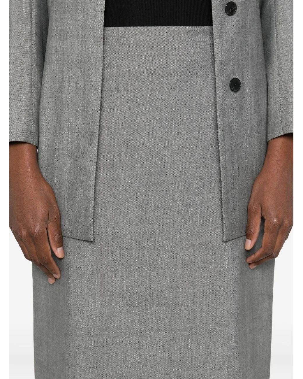 Calvin Klein Luna Kokerrok in het Gray