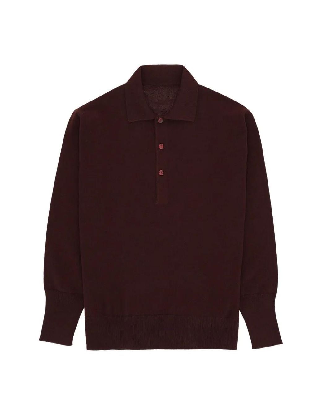 Fortela Red Kenneth Cashmere Polo Shirt for men