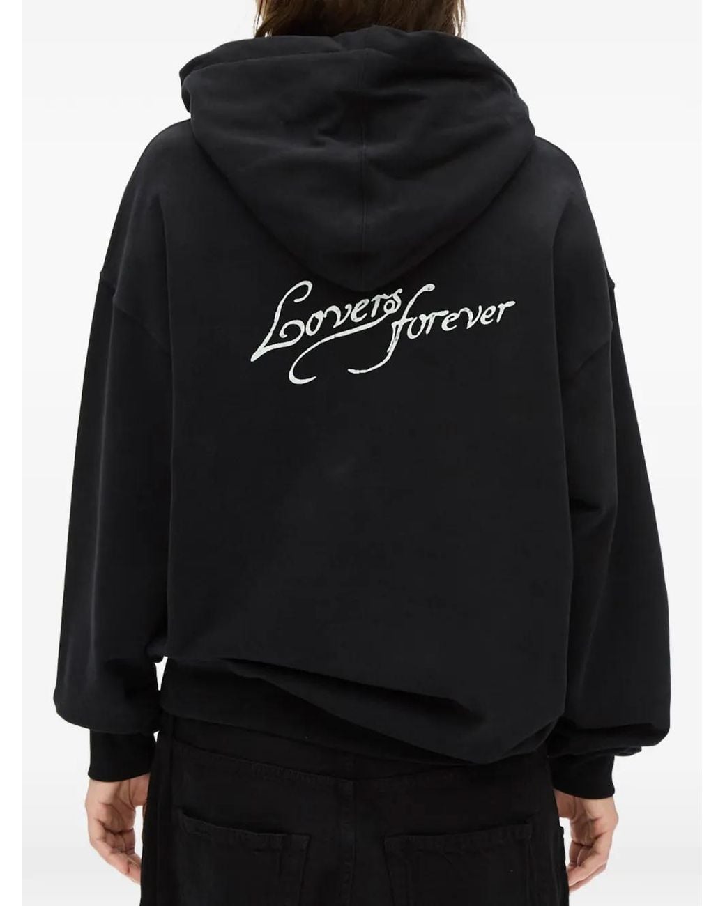 Ann Demeulemeester Black Cara Drawstring Hoodie