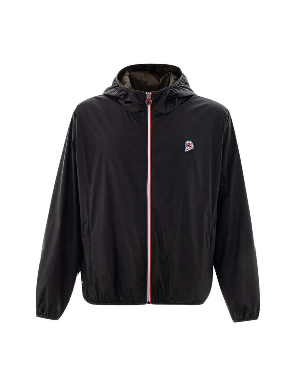 INVICTA WATCH Black Logo-Patch Hooded Jacket for men
