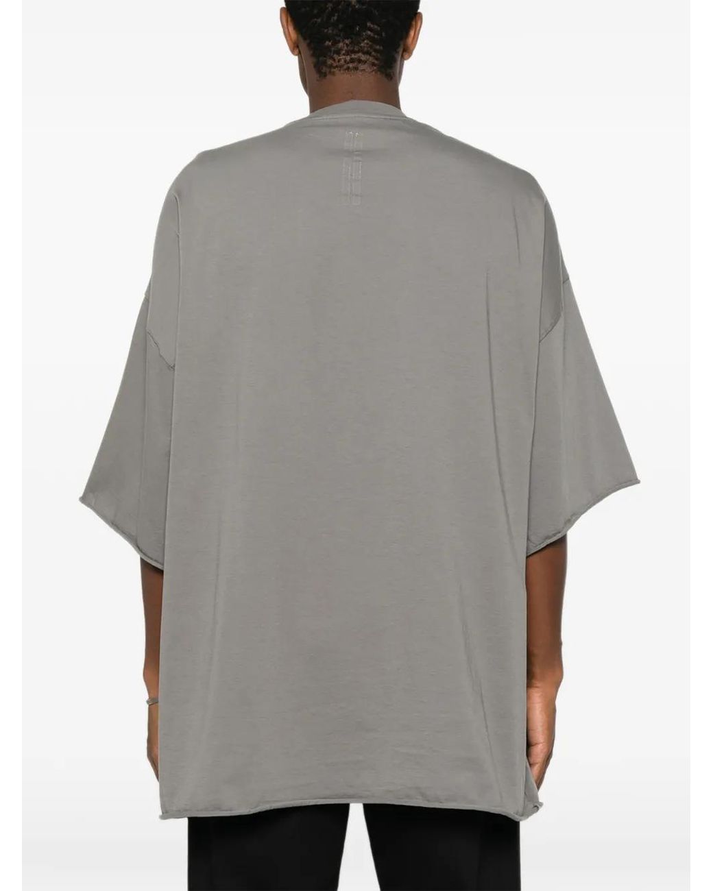 Rick Owens Gray T-Shirt Tower Tommy for men