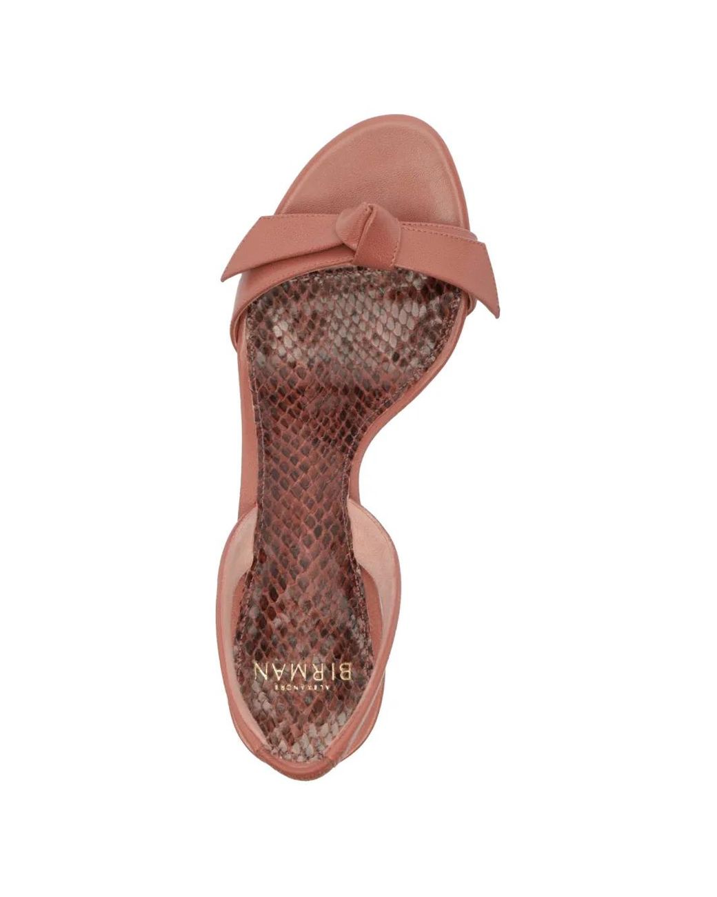 Alexandre Birman Pink Clarita Slingback Sandals