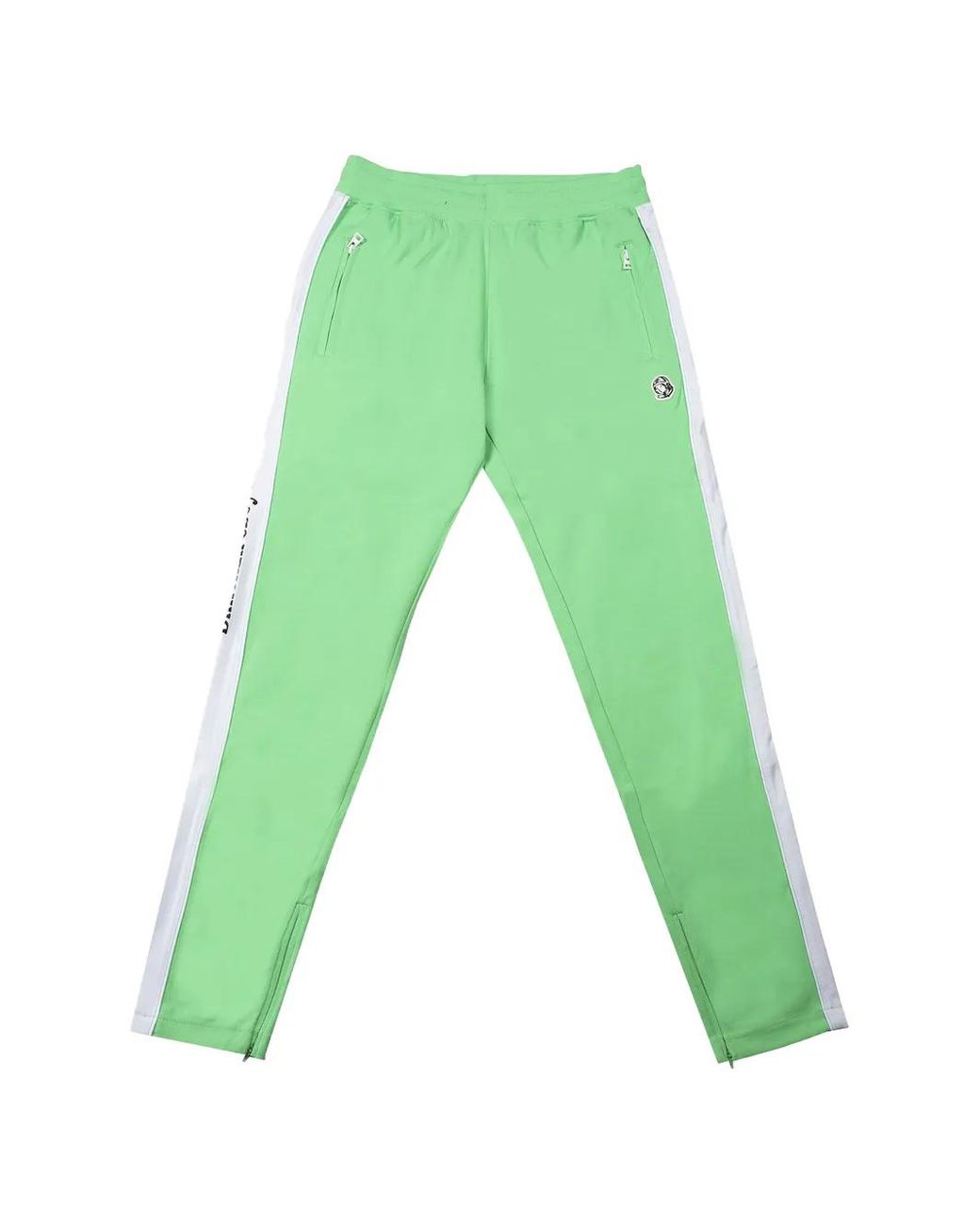 BBCICECREAM Green Zip-Pockets Track Pants for men