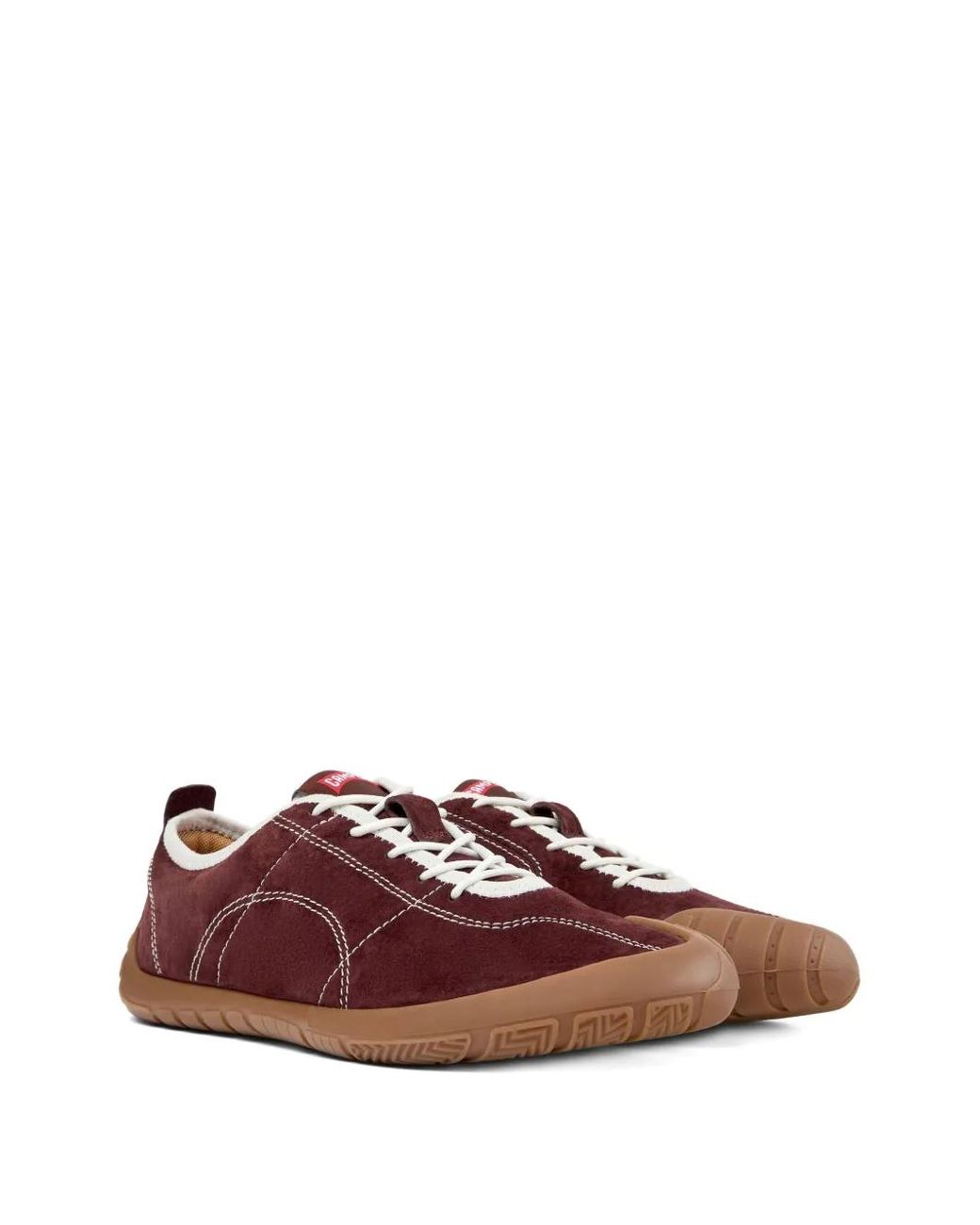 Camper Brown Peu Path Suede Leather Sneakers
