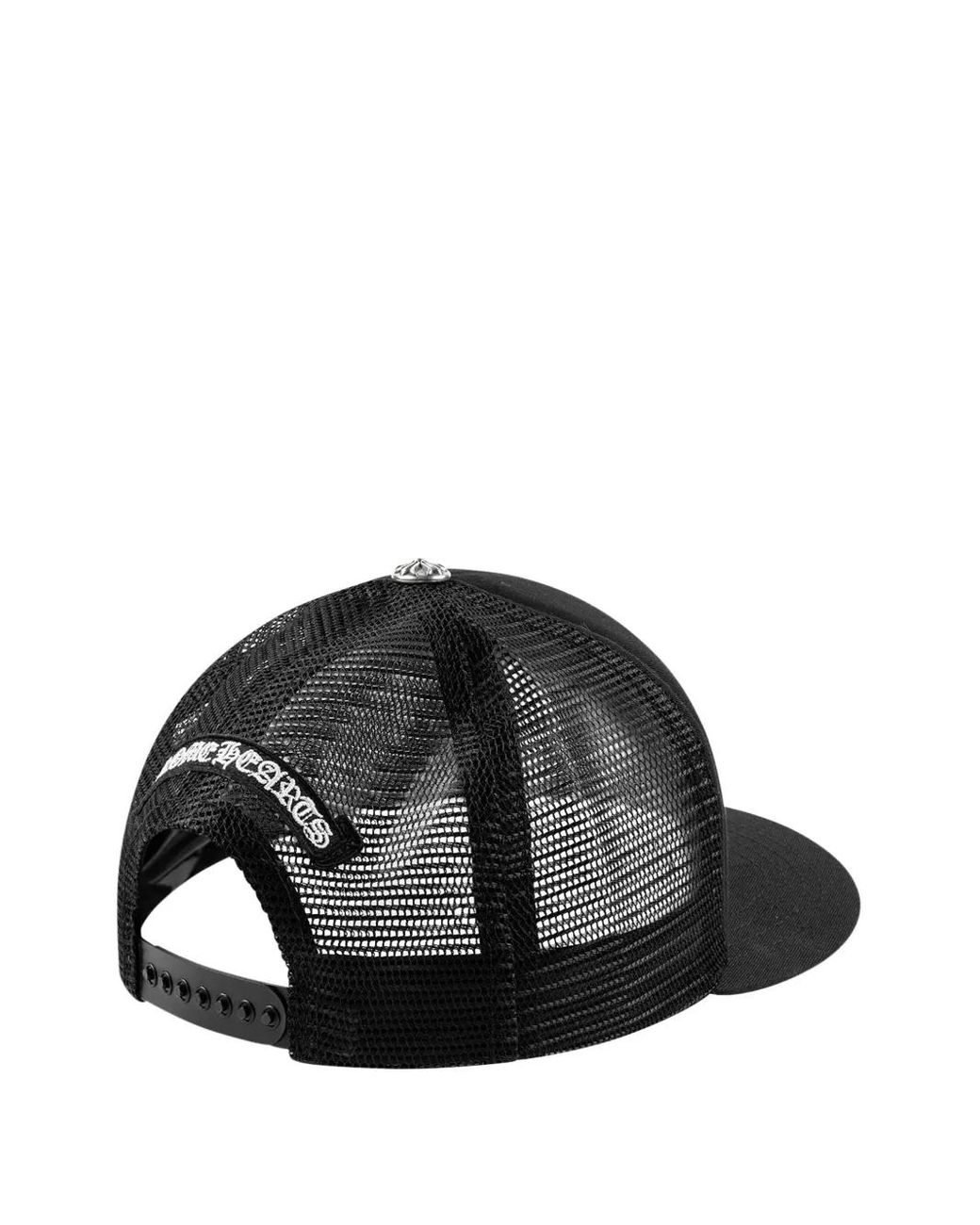 Chrome Hearts Cross Appliqué Cemetery Trucker Hat in Black for Men