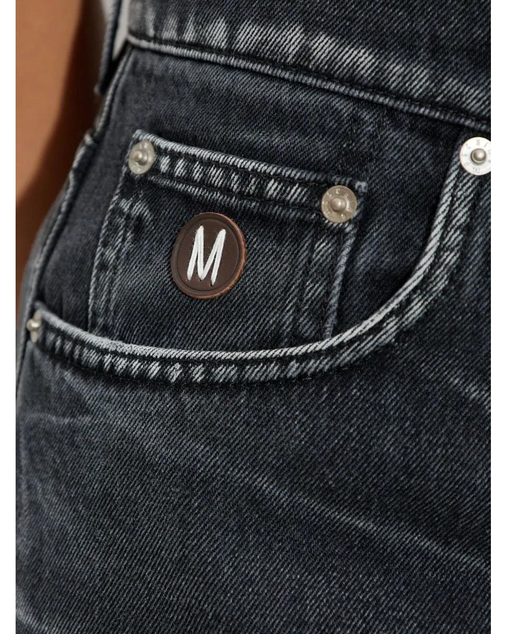 Moschino Blue Straight-Leg Jeans