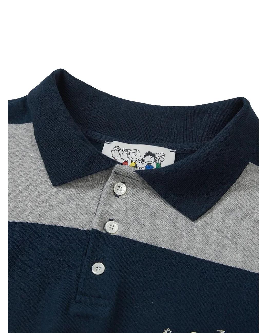 MARGE SHERWOOD Blue Striped Embroidered Top