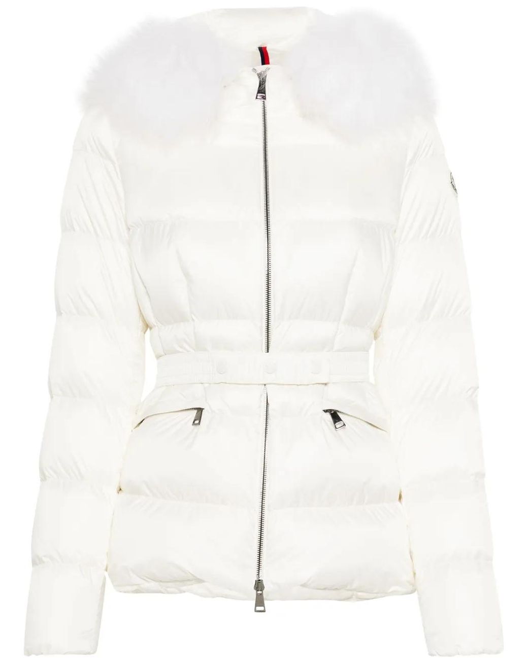Moncler White Boed Hooded Jacket