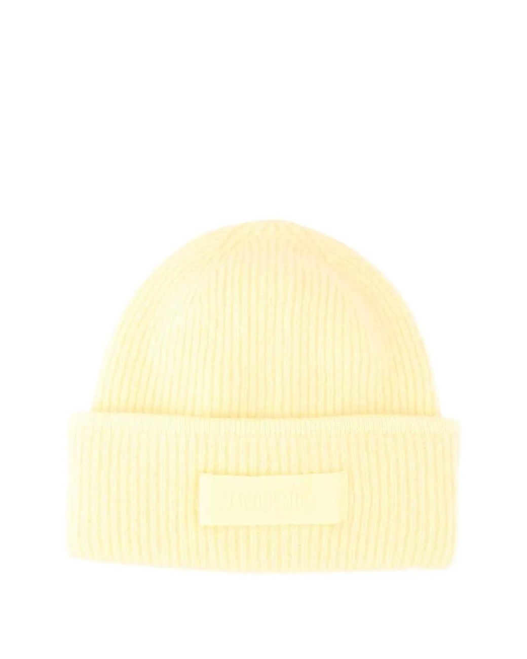 Jacquemus Yellow The Gros Grain Beanie