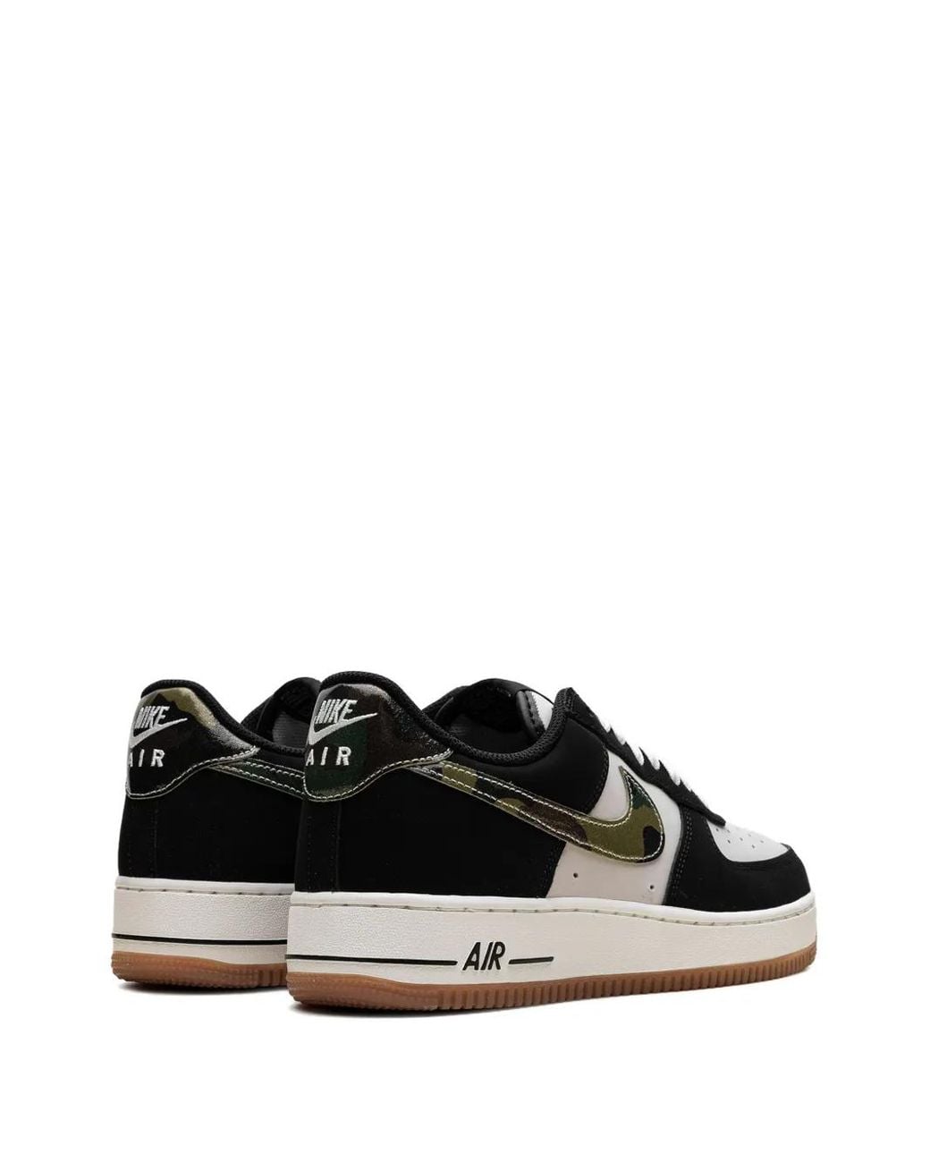 Nike Air Force 1 Low Sneakers White / Black / Gum Med Brown for men