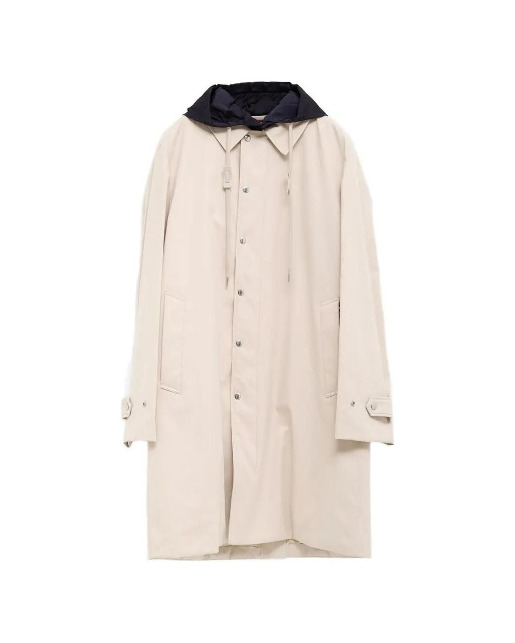 Abrigo Kervoyal Con Botones Moncler de hombre de color Natural