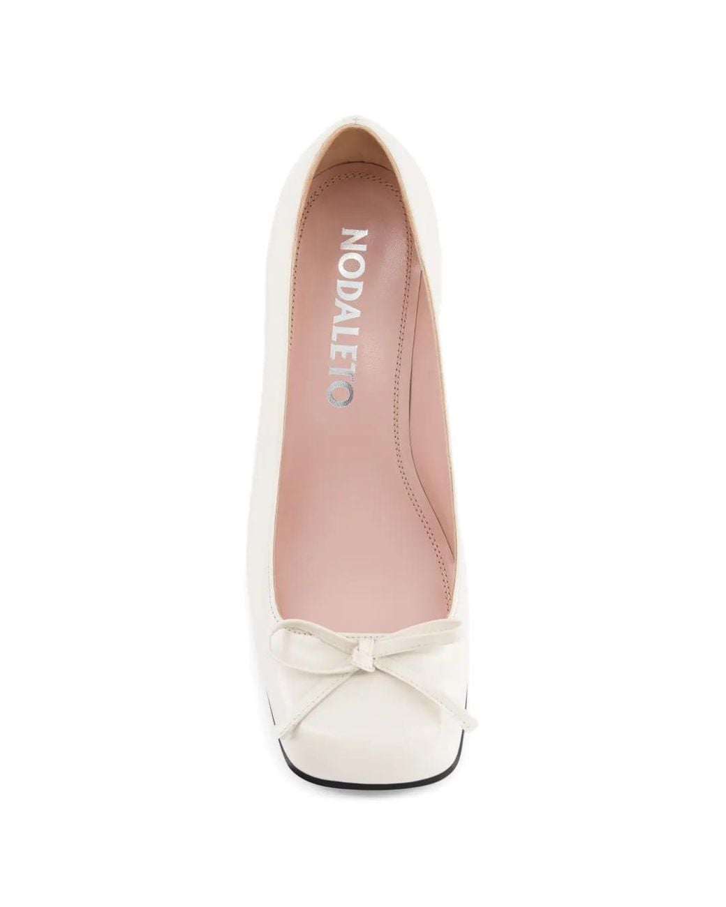 NODALETO Natural Node Bow Bulla Pumps