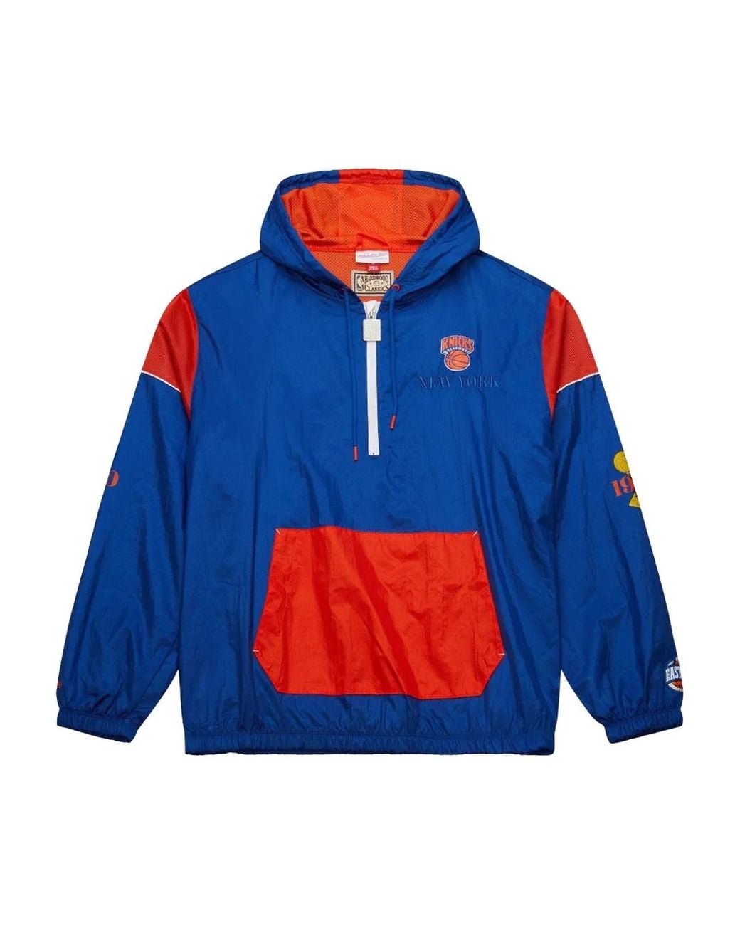 Mitchell & Ness Blue X Nba New York Knicks Windbreaker for men