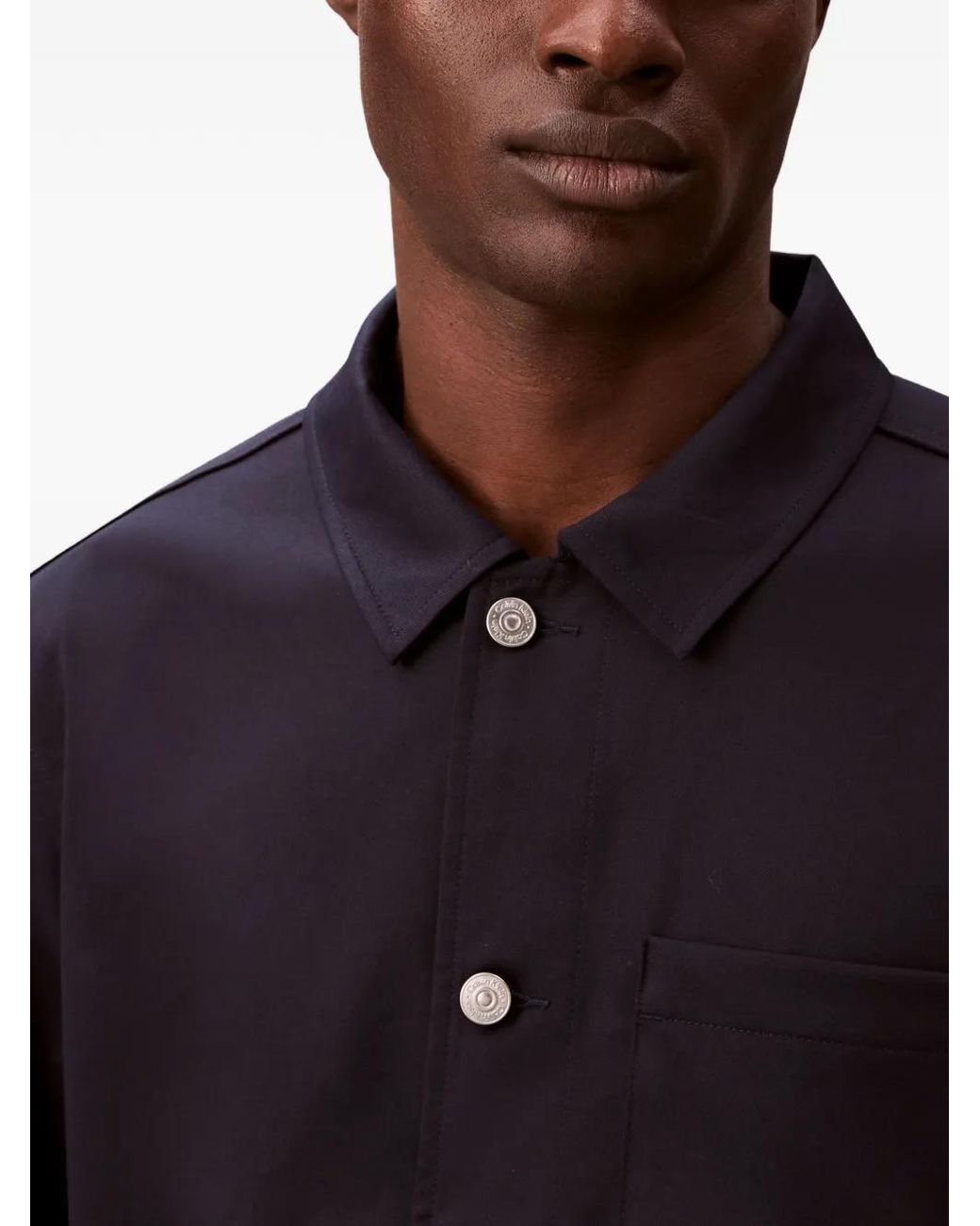 Calvin Klein Blue Pocket Button Suit Jacket for men